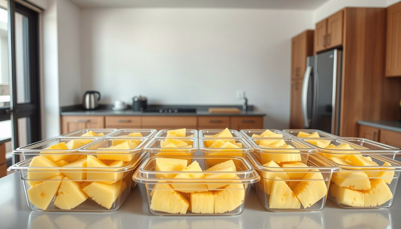 pineapple storage in containers pineapple storage in containers