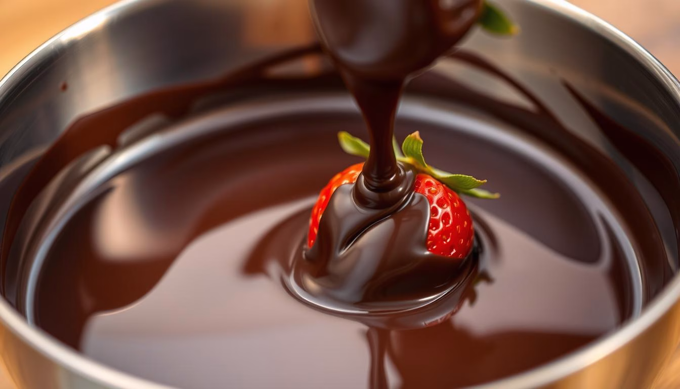 smooth chocolate dipping process