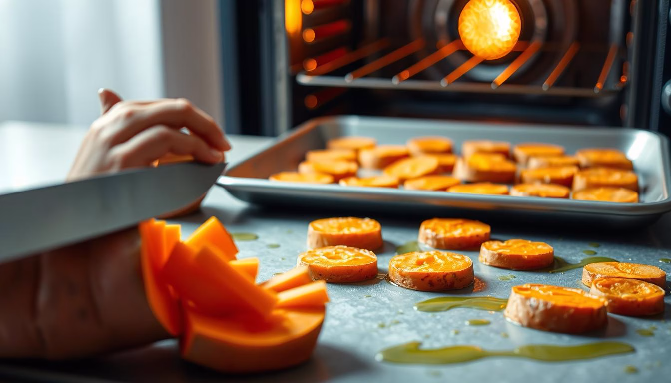 sweet potato baking process