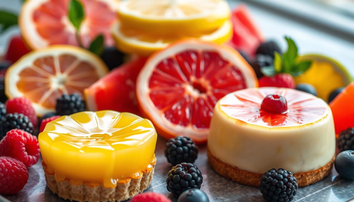 tangy dessert flavors