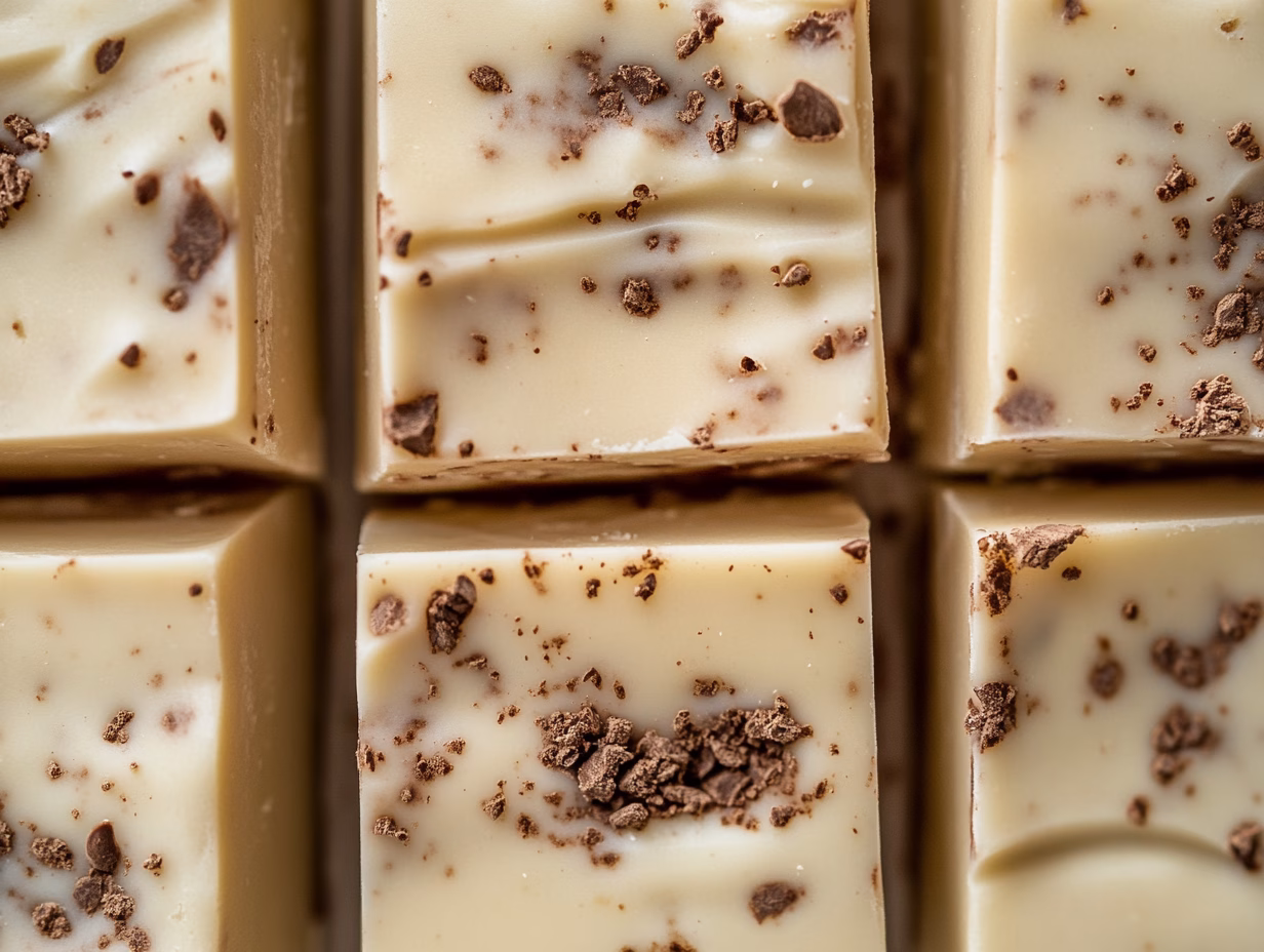 white Vanilla fudge