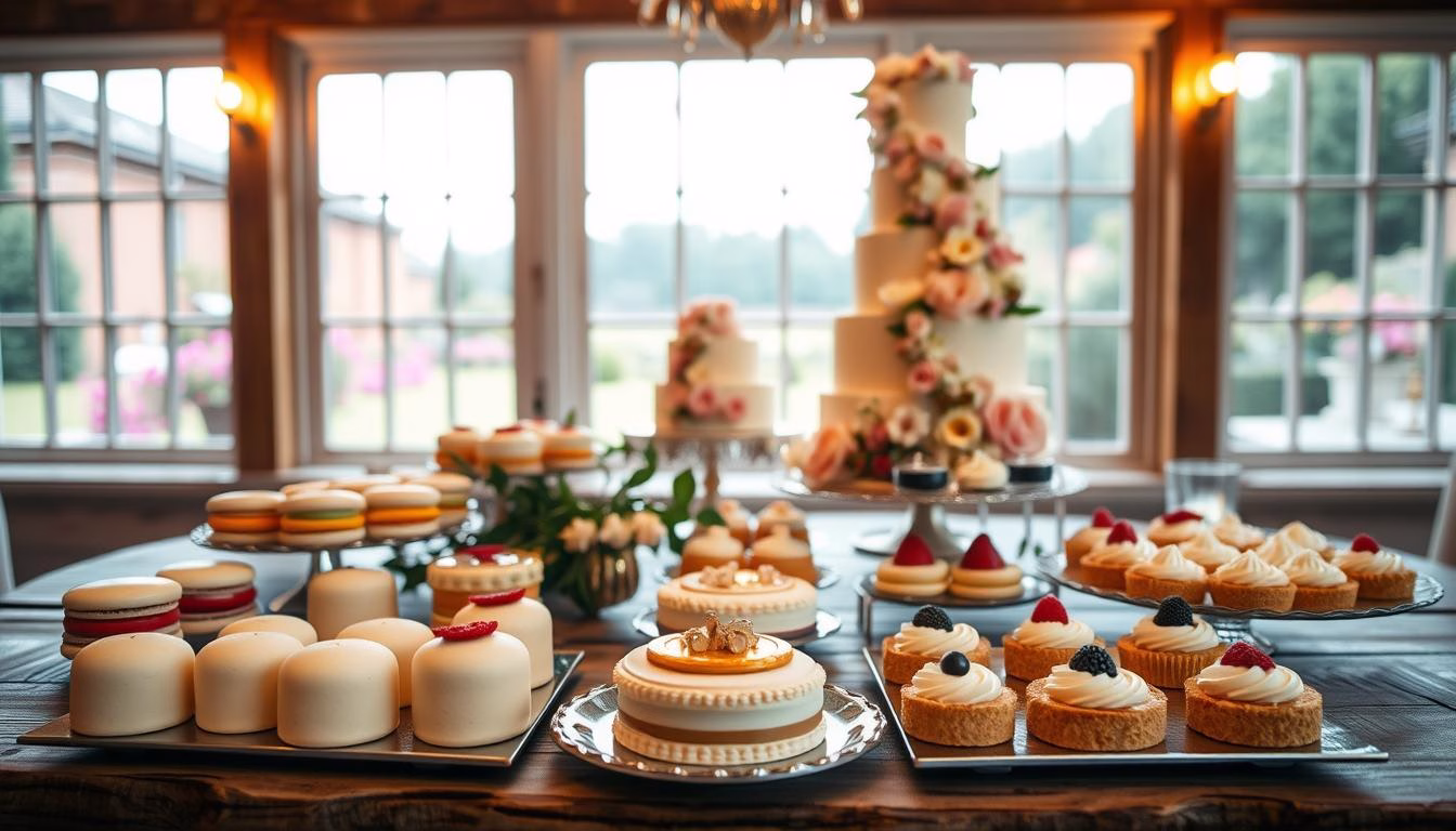 wedding dessert menu
