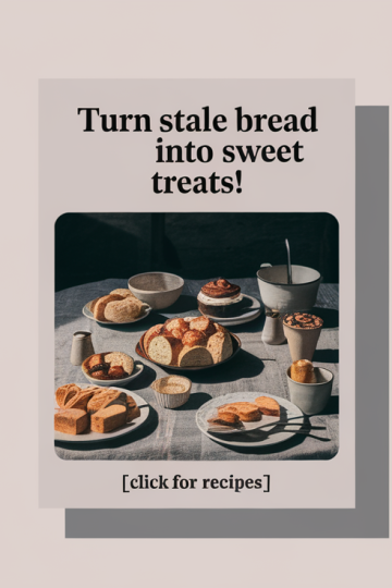 Transform Leftover Bread Into Delicious Desserts