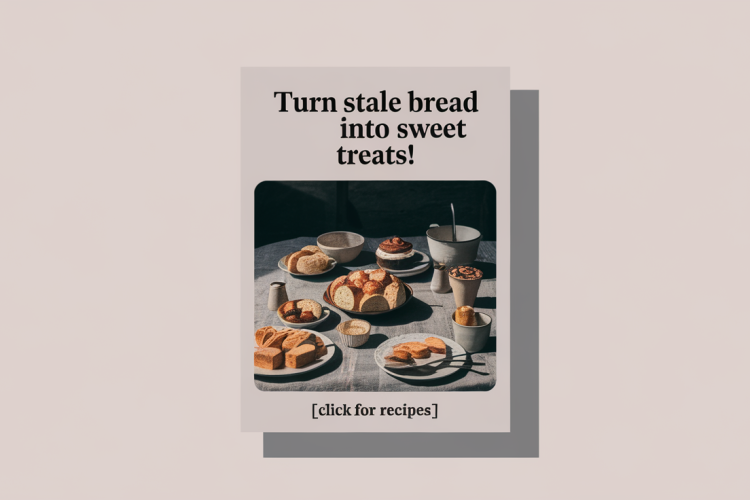 Transform Leftover Bread Into Delicious Desserts