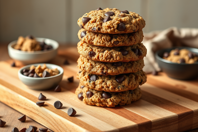 Easy Homemade Oatmeal Chocolate Chip Cookies Recipe