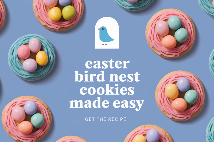 Easter Bird Nest Cookies Made Easy