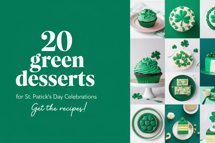 20 Green Desserts for St. Patrick’s Day Celebrations