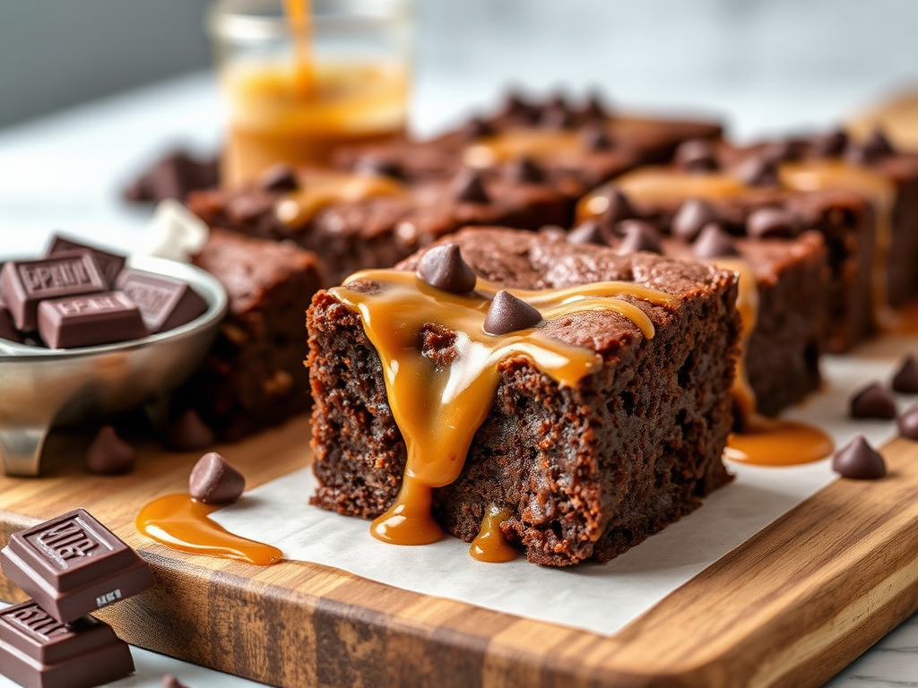 Ghirardelli Caramel Brownies Everyone Adores
