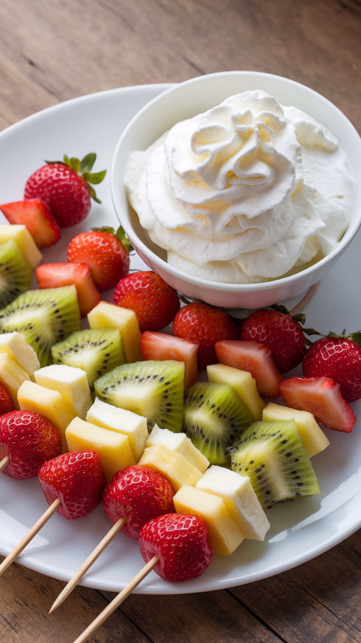 5 Fun and Easy St. Patrick’s Day Desserts for Kids to Make Fruit Skewers