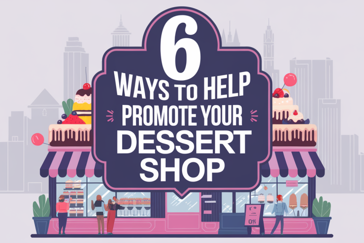 6 Ways to help promote your Dessert Shop