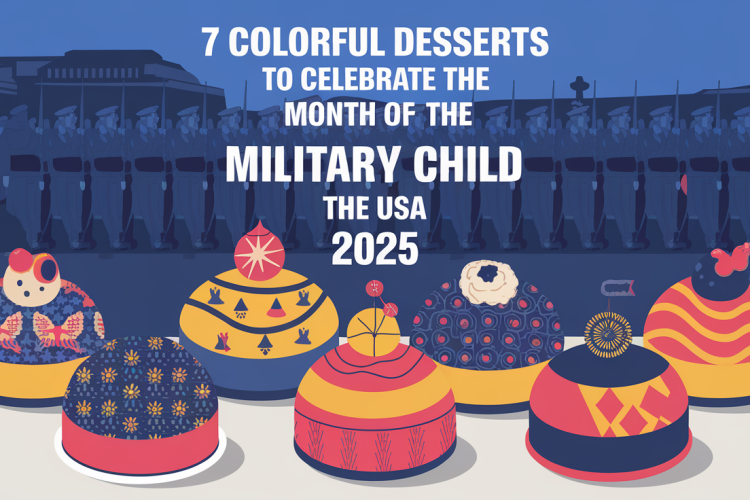 7 Colorful Desserts to Celebrate the Month of the Military Child in the USA 2025