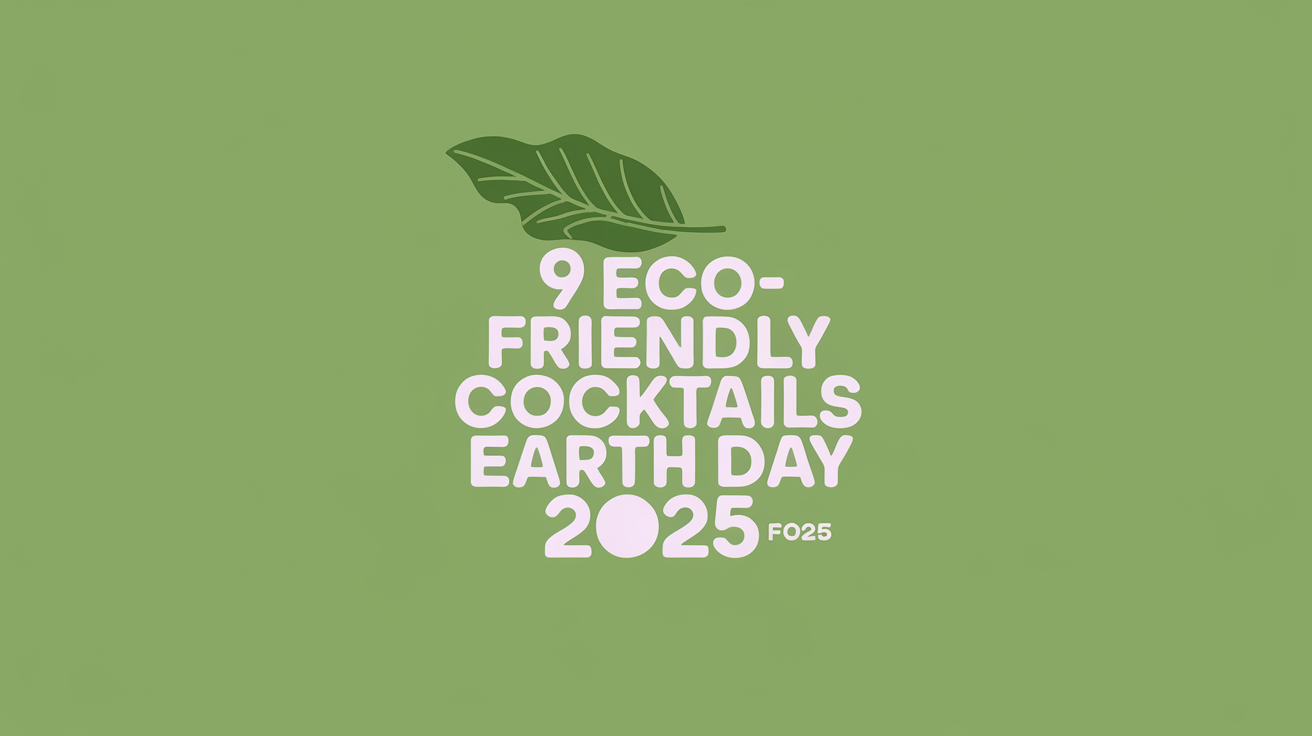 9 Eco-Friendly Cocktails for Earth Day 2025