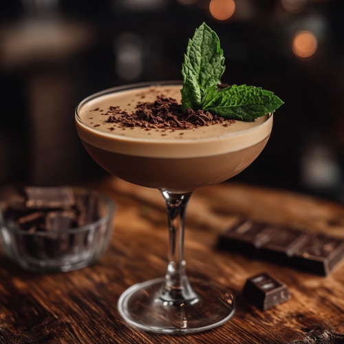 After Eight Chocolate Date Dessert cocktail