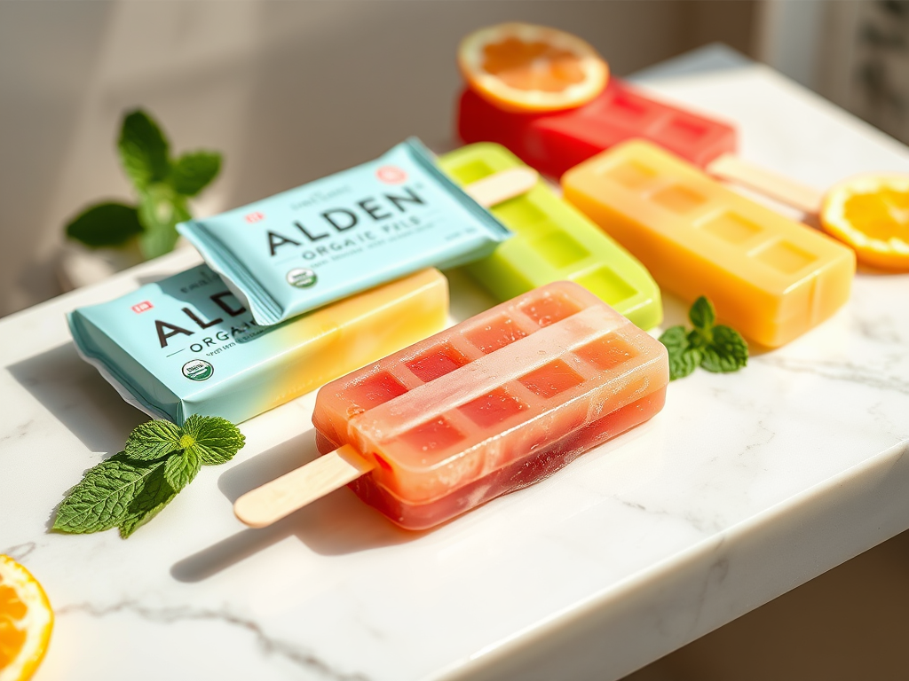 Aldens Organic debuts sorbet bars 2025 03 20T052228.386Z