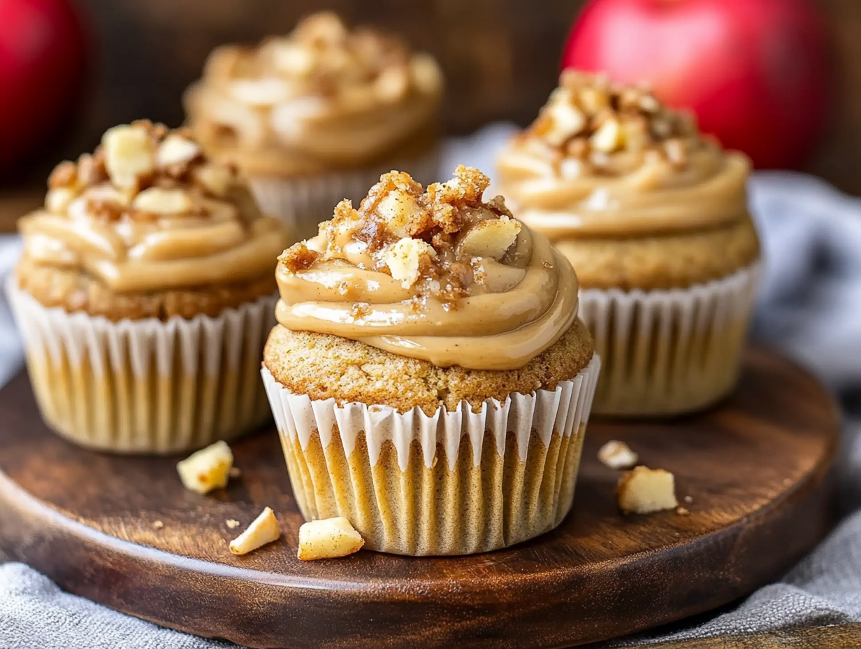 Apple Peanut Butter Pupcakes