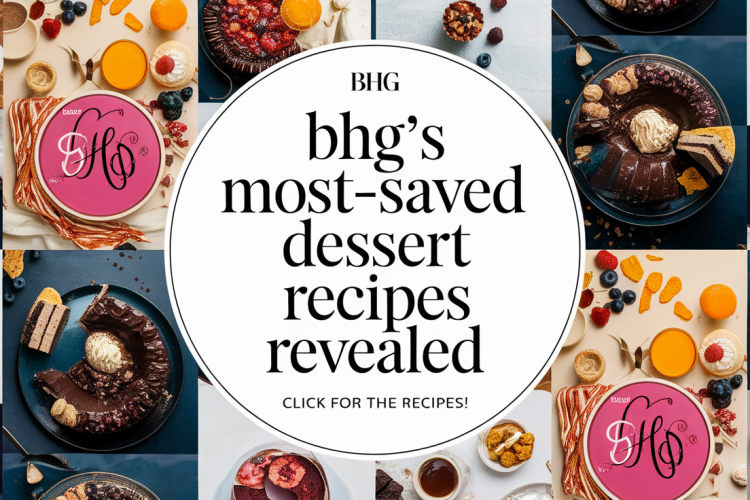 BHG's Most-Saved Dessert Recipes Revealed