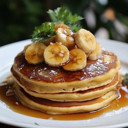 Bananas Foster Pancakes