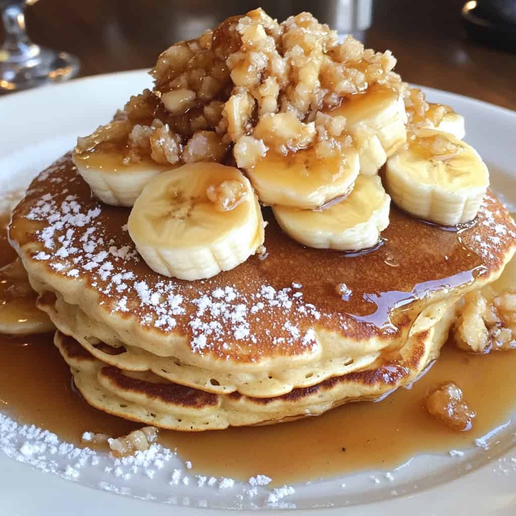Bananas Foster Pancakes