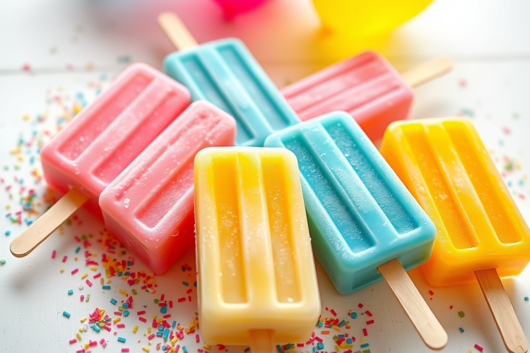Birthday Cake Popsicles Steal the Spotlight