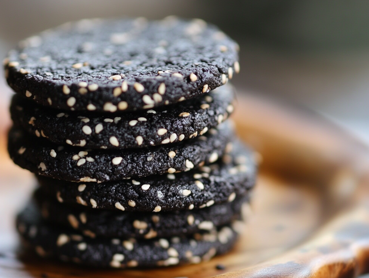 Black Sesame Cookies