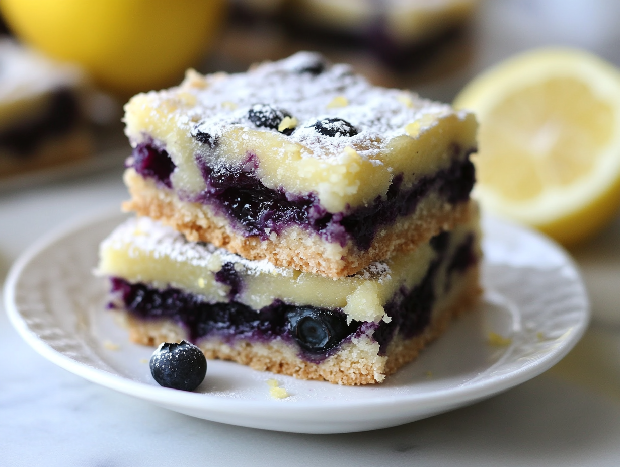 Blueberry Lemon Bars