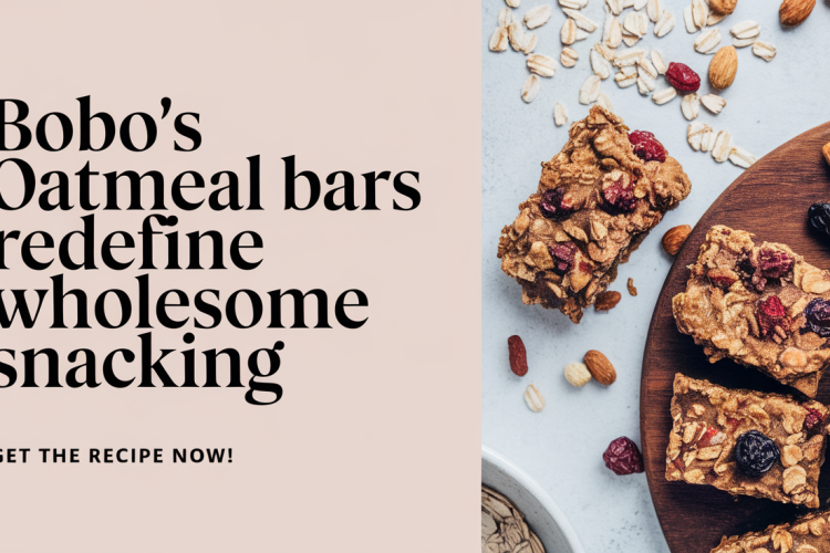 Bobo's Oatmeal Bars Redefine Wholesome Snacking