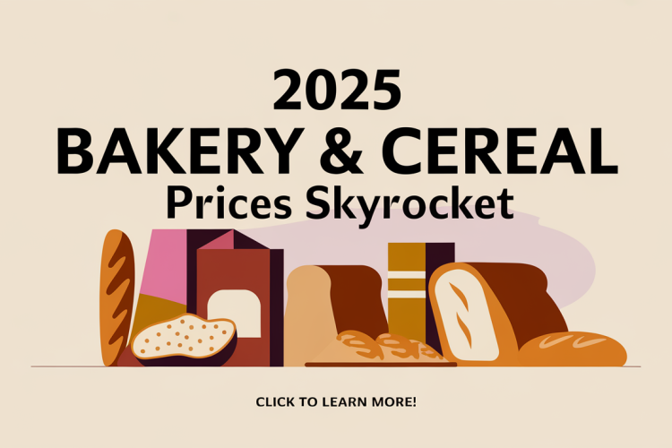 Rising Prices for Baked Foods and Cereals in 2025