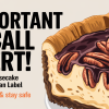 Target Cheesecake Recall Due to Missing Pecan Label