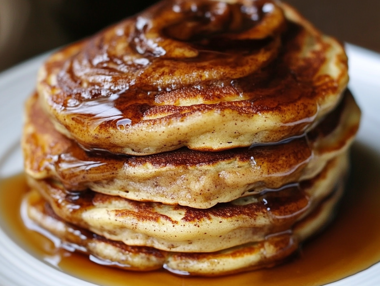 Cinnamon Roll Pancakes