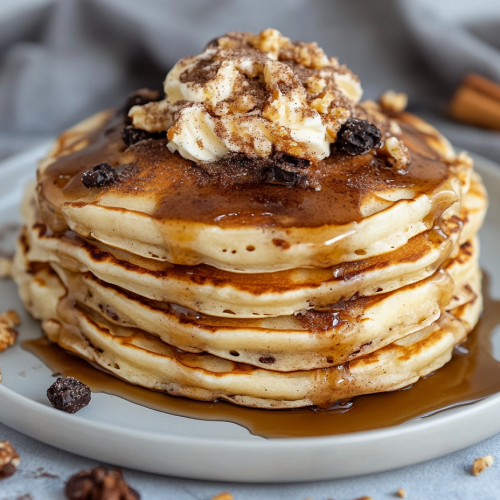 Cinnamon Roll Pancakes