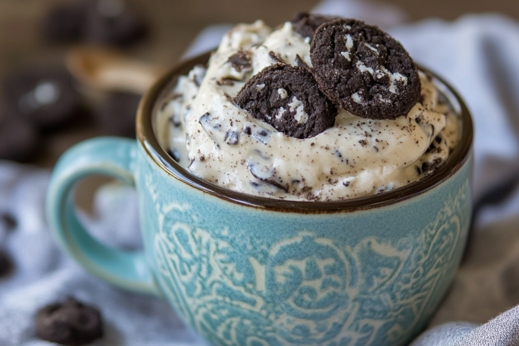 Cookies and Cream Mug Cookie