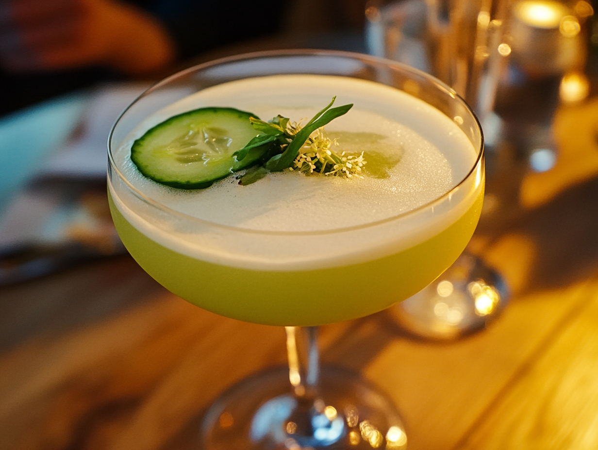 Cucumber Elderflower Spritz