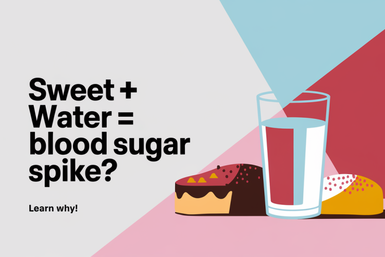 Drinking Water with Sweets Spikes Blood Sugar