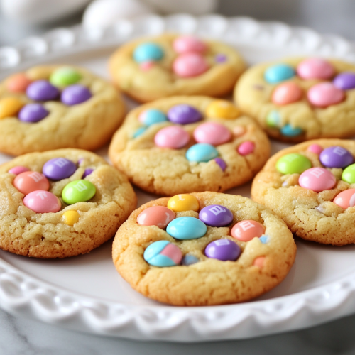 Easter M&M Cookies