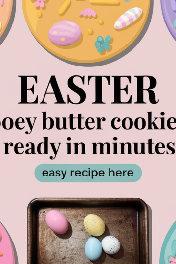 Easter Gooey Butter Cookies Recipe in Minutes