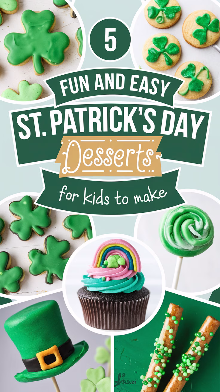 Easy St. Patrick’s Day Desserts for Kids to Make