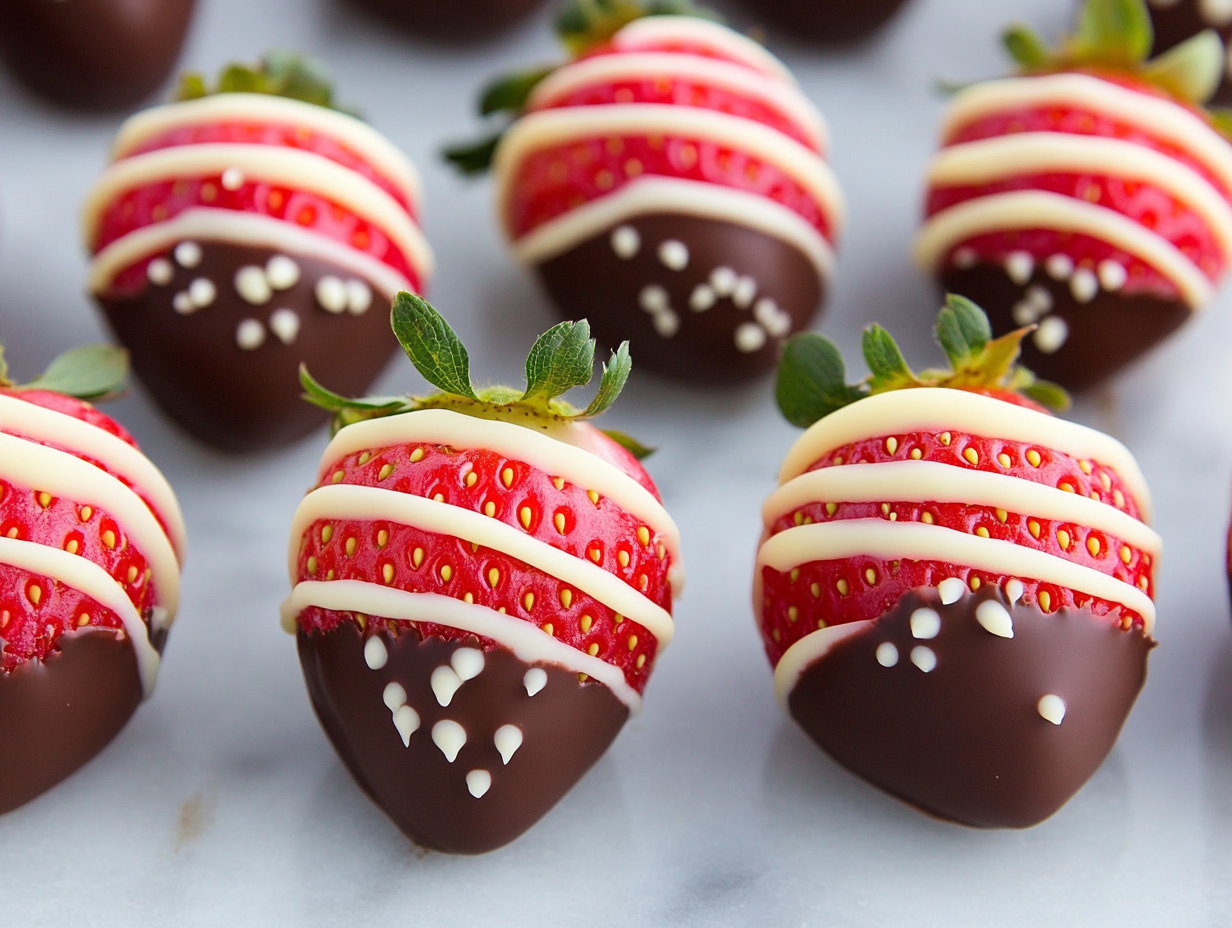 Festive Dipped Strawberries