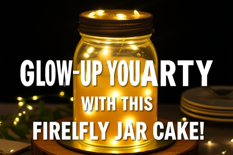 Glow-Up Your Party with Firefly Jar Cake