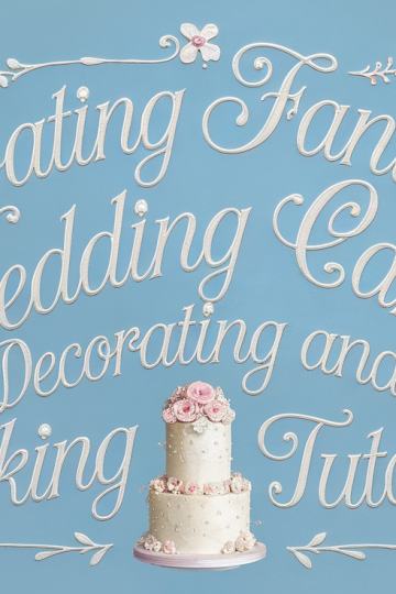 Floating Fantasy Wedding Cake Decorating and Baking Tutorial