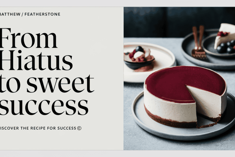 Matthew Featherstone’s Journey with Hiatus Cheesecake Success