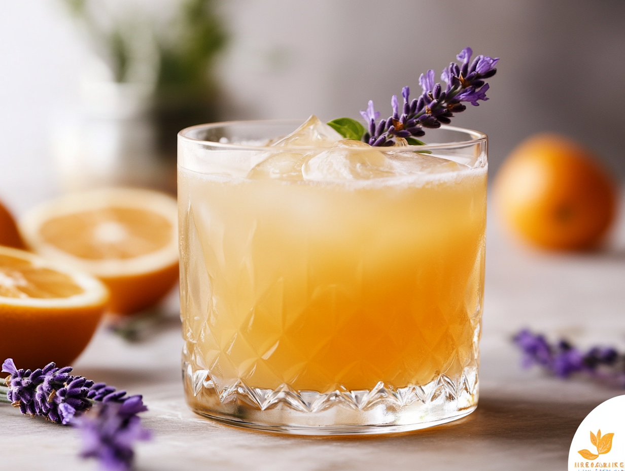 Honey Lavender Whiskey Sour