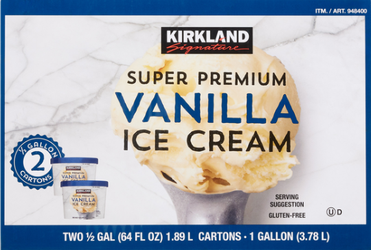 Kirkland Signature Super Premium Ice Cream
