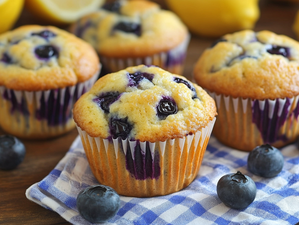 Lemon Blueberry Muffins