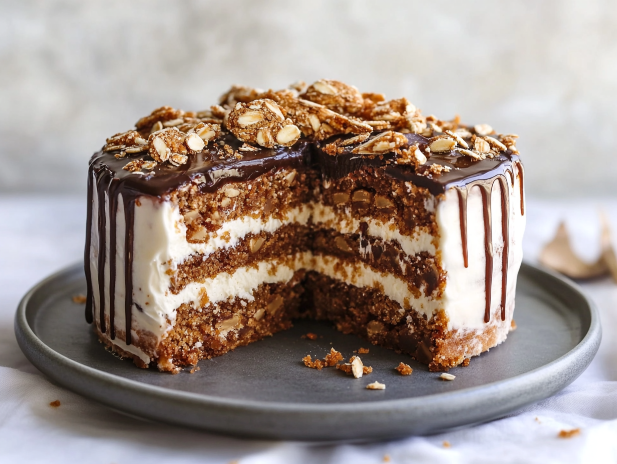 Magic No-Bake Anzac Cake