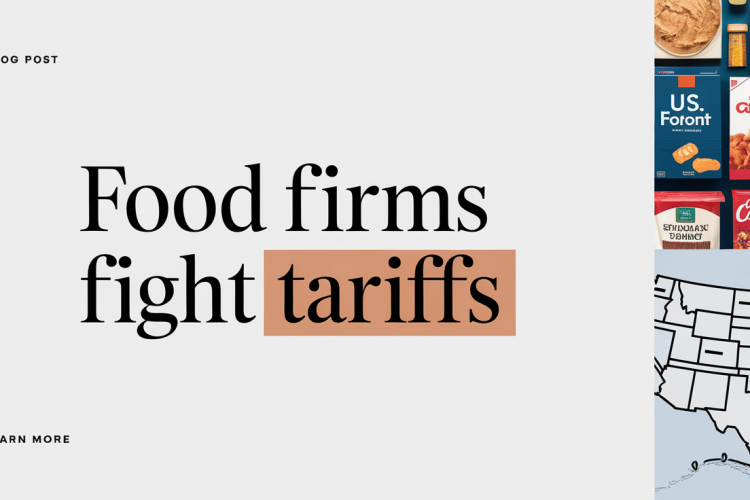 Major US Food Firms Seek Tariff Exemptions