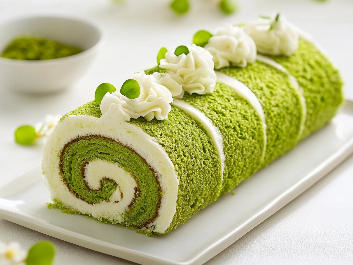 Matcha Swiss Roll