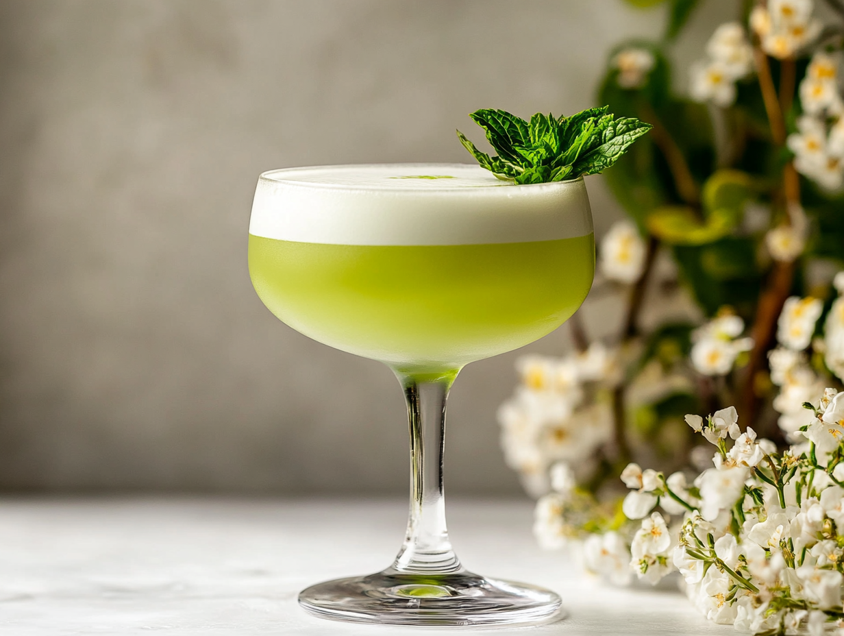 Minty Fresh Earth Day Cocktail