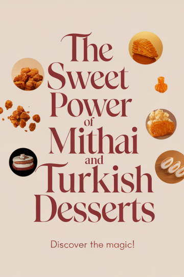 The Sweet Power of Mithai and Turkish Desserts