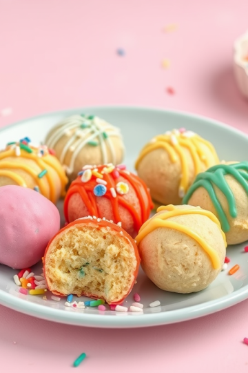 No-Bake Birthday Cake Truffles Everyone Loves