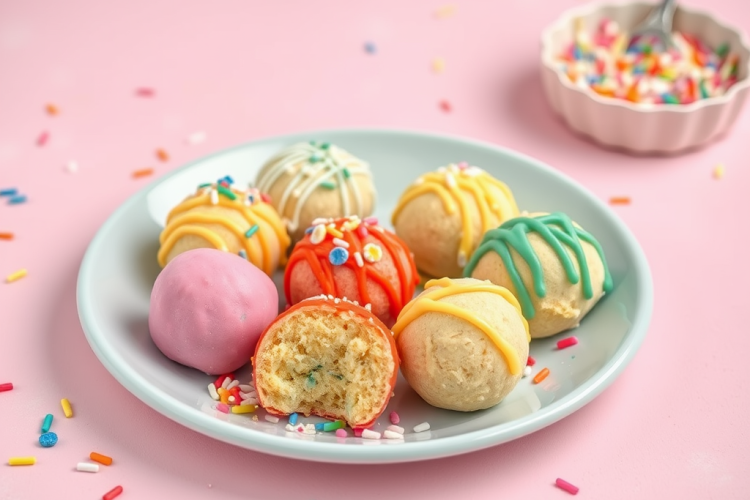 No-Bake Birthday Cake Truffles Everyone Loves